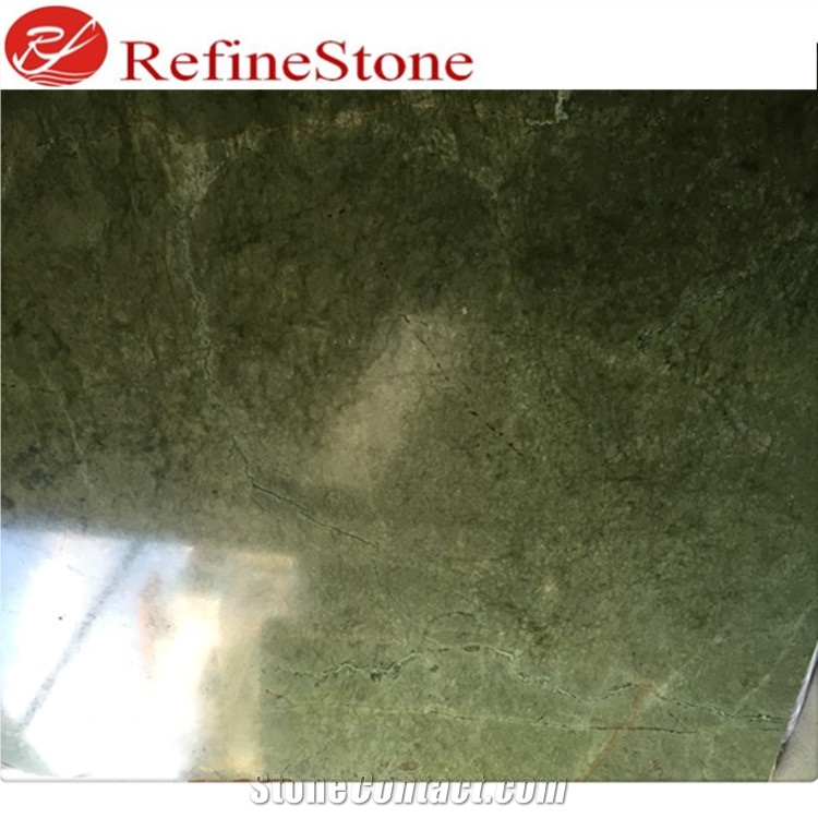 China Dandong Green Marble Slab, Wall Floor