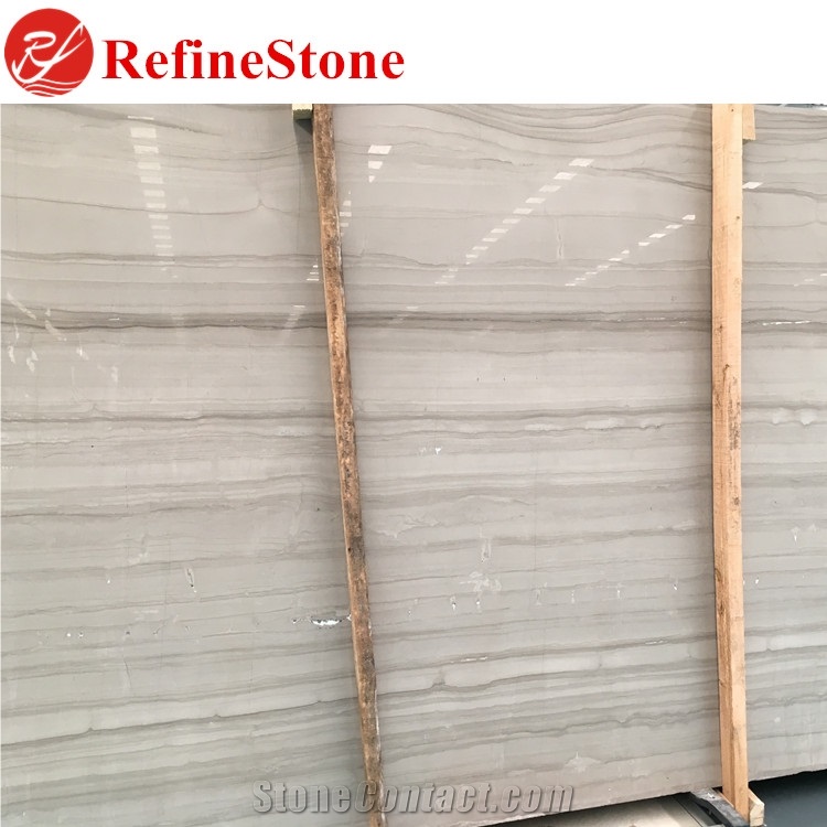 Chinese Athens Wood Grain Marble Wall Tiles, Athens Wooden Marble