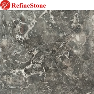 Chinese Romantic Grey Marble Wholesale Price, Grey Marble Slab
