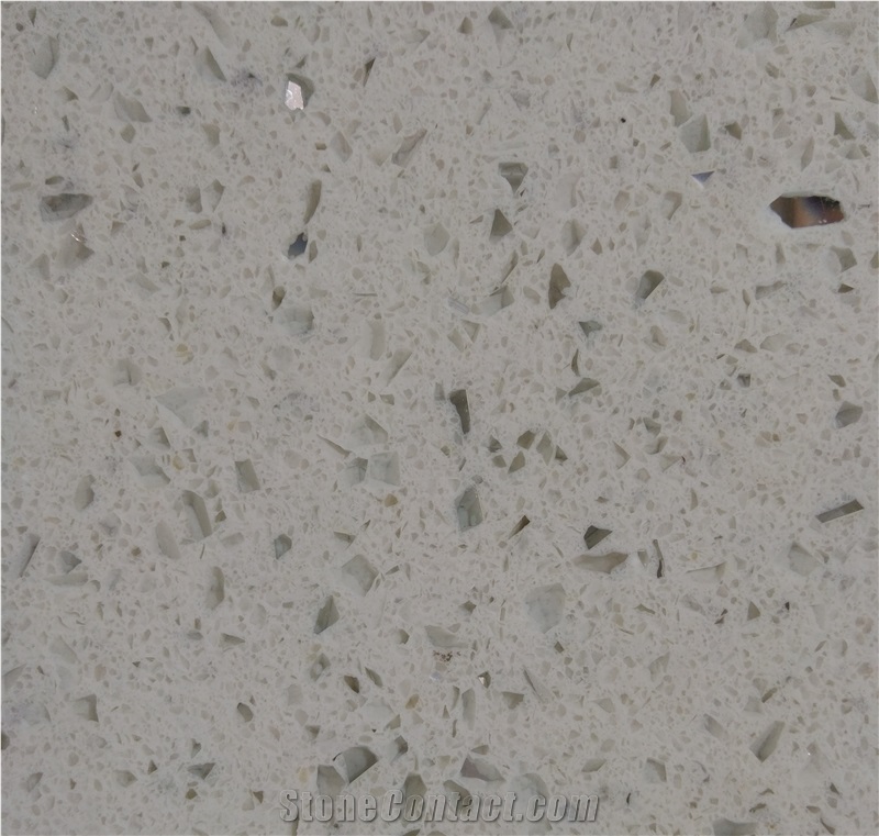Glacier White Quartz Stone/China White Quartz Stone Slab