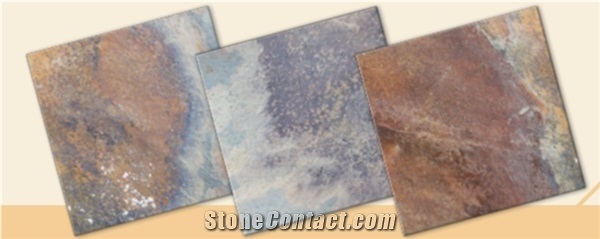 Cheap Chinese Rusty Slate Floor Tiles,Step,Slab,Quartzite,Leiyan Stone