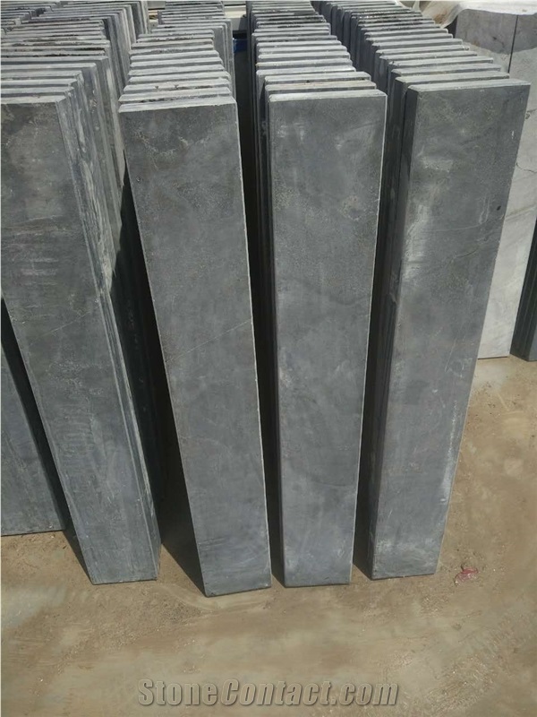 Chinese Blue Stone Stairs with Anti Skid Strip
