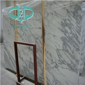 Arabescato Carrara Marble Tiles&Slabs, White Marble Flooring Tiles