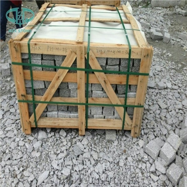 China Natural G601 Cube Stone,Paving Out