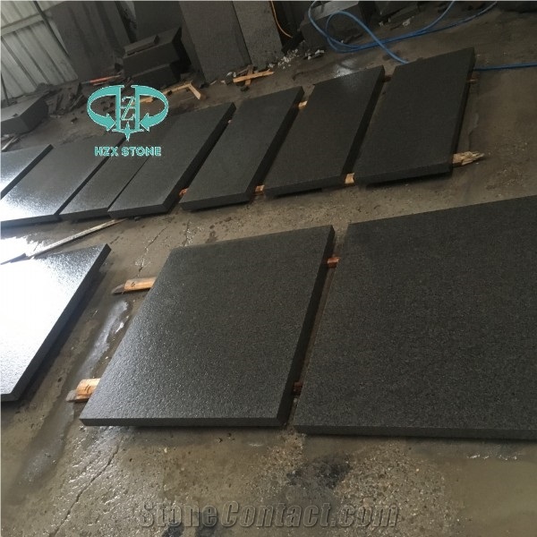 Chinese New Material Black Granite New G684 Flamed&Brushed Finished