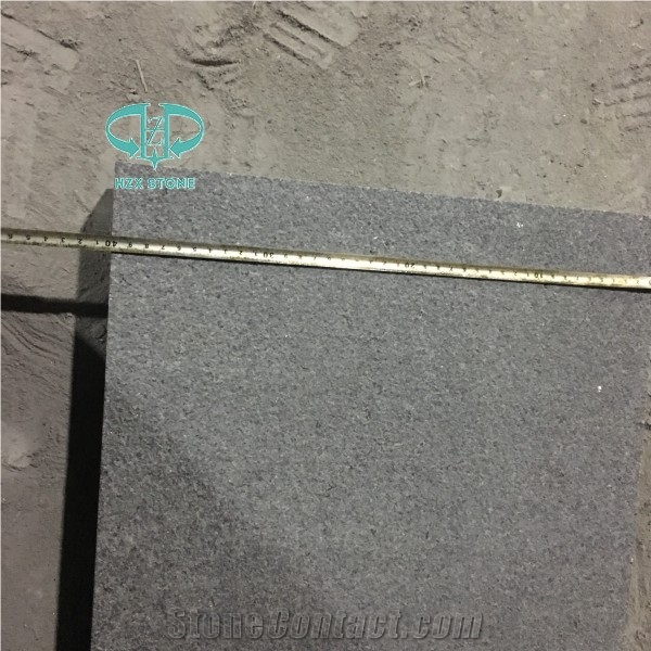 Chinese New Material G684,Black Granite,Flamed&Brushed Stone
