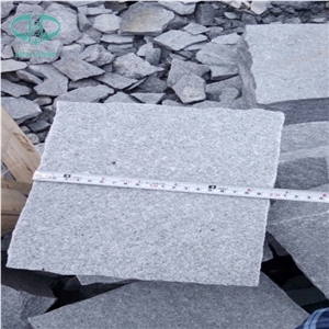 G601 Granite Cube Stone, Light Grey Cobble Stone for Paving Outside