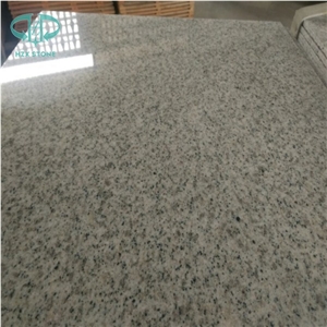 G603 Light Grey Granite White Surface Polished Tiles Floor Covering