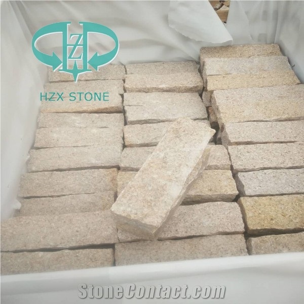 G682 Granite,China Rust,Shijing Rust,Zhangpu Rust Split Ledge Stone