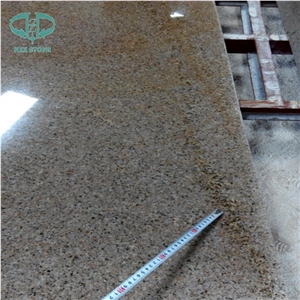 G682,Sunset Gold Yellow Granite,Polished Slabs for Floor Covering