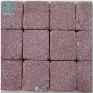 Red Porphyry, Shouning Red, Red Paving Stone, Cobble Stone