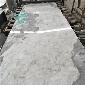 Sky White Marble,Chinese New Stone,Building Material,Polished Slabs
