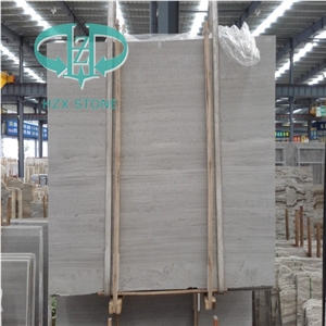 White Wood Grain Marble Slabs & Tiles,China White Marble,Wooden Marble