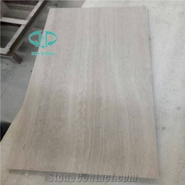 White Wooden Grain Marble Tile,White Serpeggiante Marble Flooring