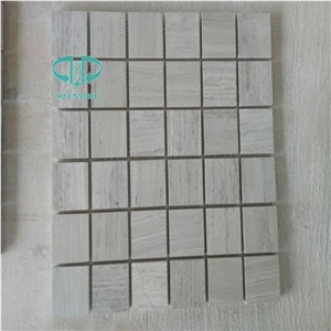 White Wooden Grain Marble Tile,White Serpeggiante Marble Flooring