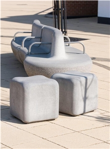 Custom Design Stone Garden Bench Granite Outdoor Benches
