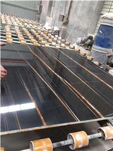 Sahara Noir Marble Slab for Floor Tiles