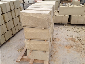 Sawn Sandstone Masonries Beige Sandstone Bricks for Building Stones