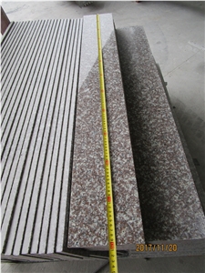 Big Quantity Cheap G664 Granite Stair Step Riser Tread Bullnos Edges