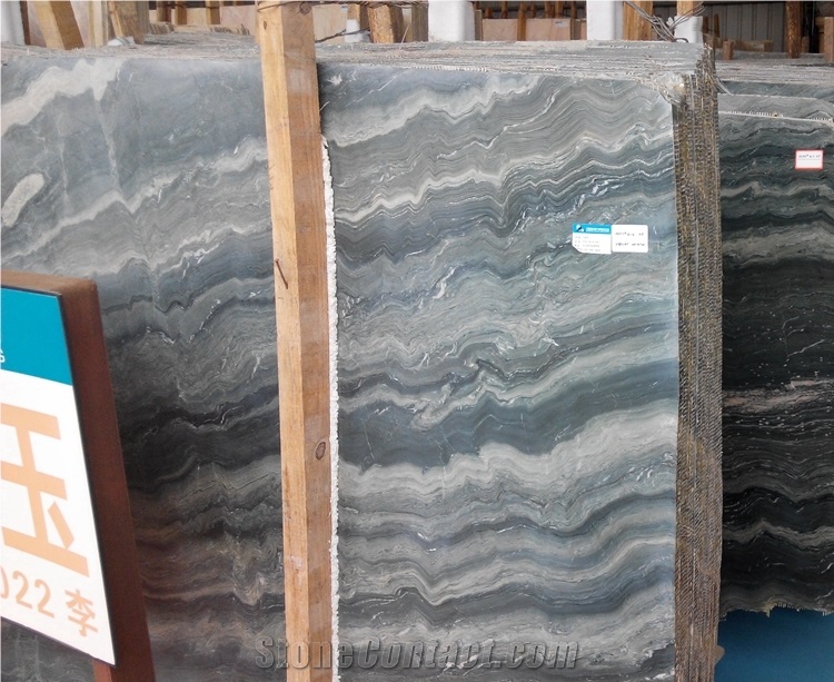 China Polished Finished Green Kowloon Green Marble Slabs for Wall