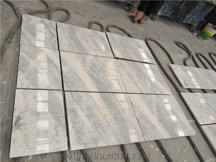 China White Marble Bookmatched Slabs Building Floor Wall Tiles