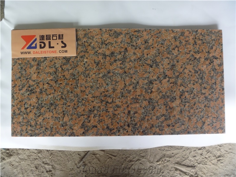G562 Maple Leaf Red Thin Granite Tiles for Countertops Floor Wall Slab