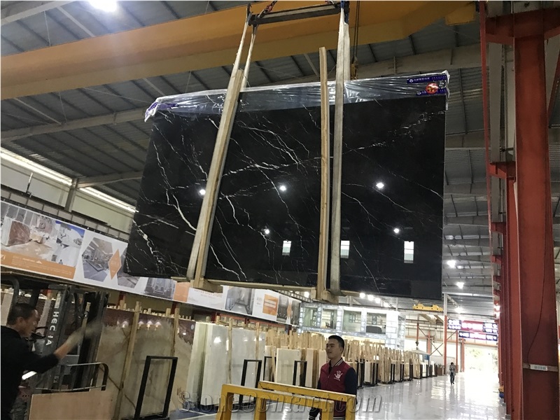 Nero Marquina Marble for Tiles & Slabs Polished Cut to Size