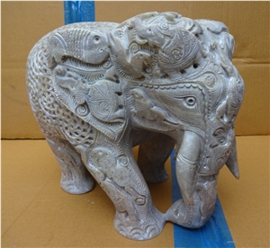 Soapstone Carved Elephant