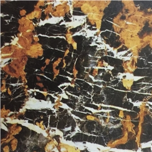 Black Gold Marble Slabs Tiles Pakistan