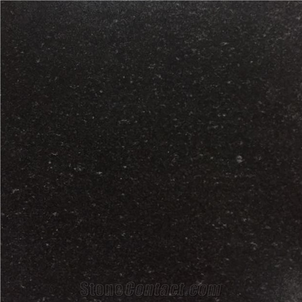 Ebony Black Granite Slabs Tiles Sweden