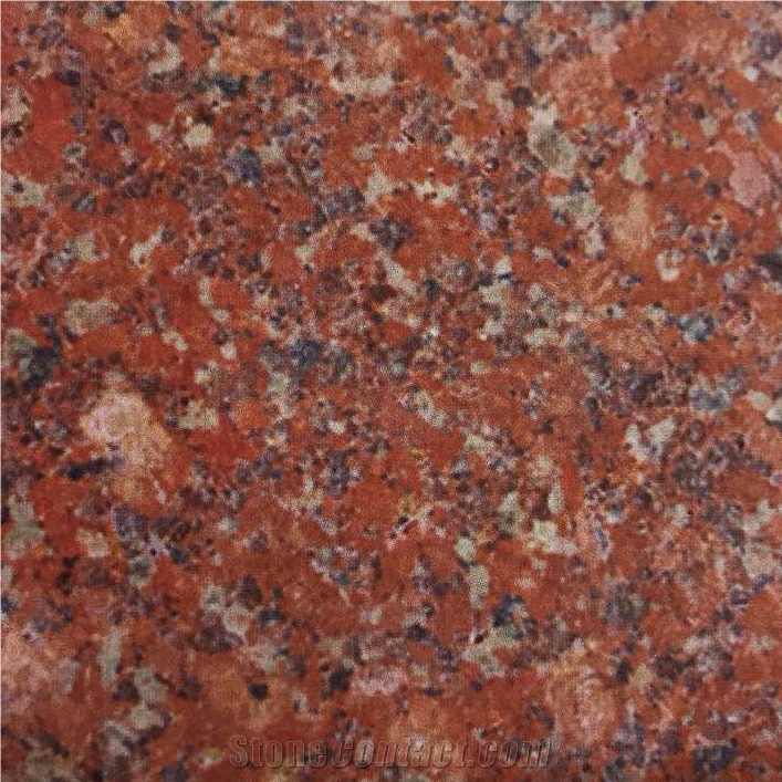 Red Binh Dinh Granite Slabs Tiles