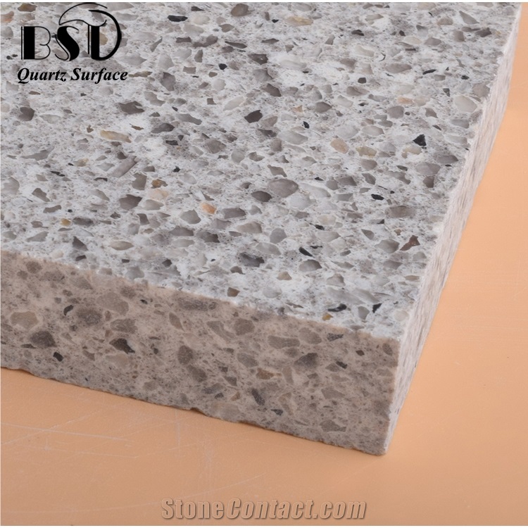 Grey Granite Cambinate Quartz Stone Countertop Cheap