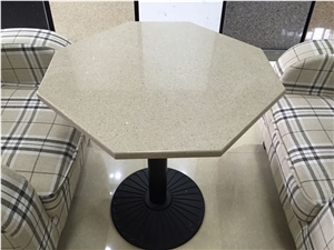 Quartz Stone Table Top Cafe Table Top