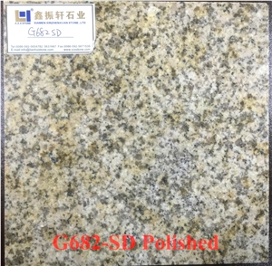 Rusty Yellow-G682 Granite Excellent Contruction Material