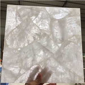 Translucent Crystal White Quartize Qaurtz Semiprecious Agate Stone Gem