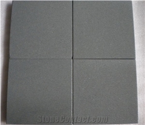 Black Sandstone Slabs & Tiles, China Black Sandstone