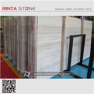 China Crystal White Wooden Marble Silver Serpeggiante