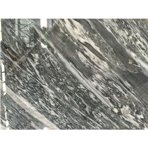 Decorative Stone Wall Panels White Grey Marble Tiles and Slab