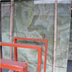YUANDA Green Natural Backlit Onyx Slabs