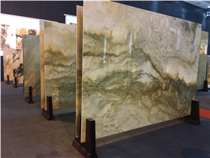 Landscape Painting Marble Slabs & Tiles,Black Veins Marble Wall Cover