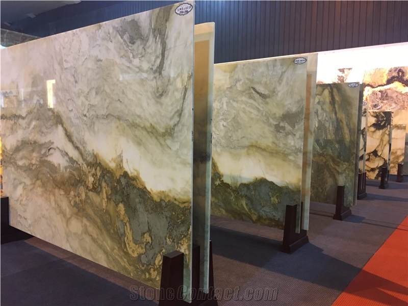 Landscape Painting Marble Slabs & Tiles,Black Veins Marble Wall Cover