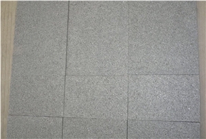 Dark Grey Granite Flamed Tiles