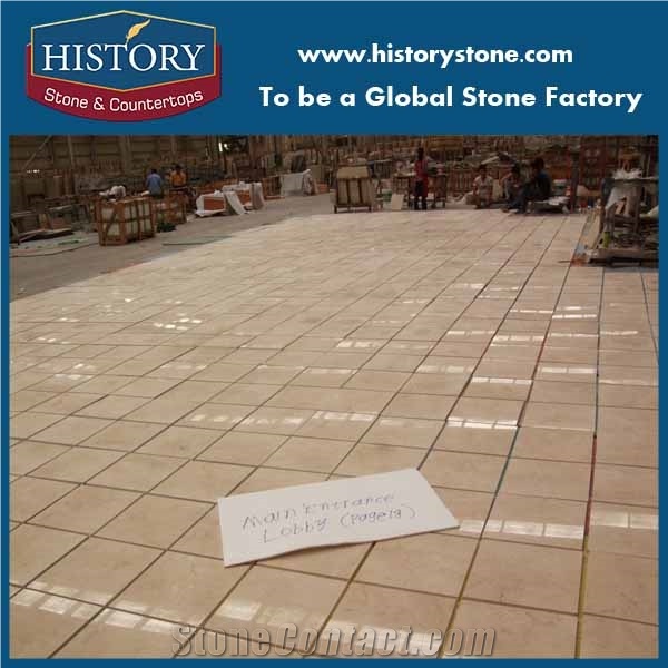 Crema Marfil Standard Slabs & Tiles,Beige Marble Tiles Cut to Size