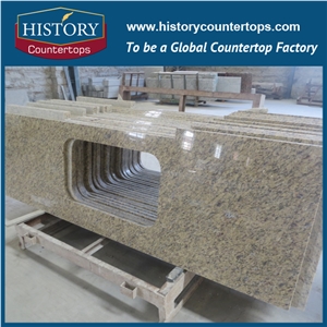 New Venitian Golden Granite Polished Countertop for House Project