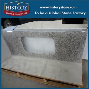 White Grey G655 Granite Countertops,For Kitchen