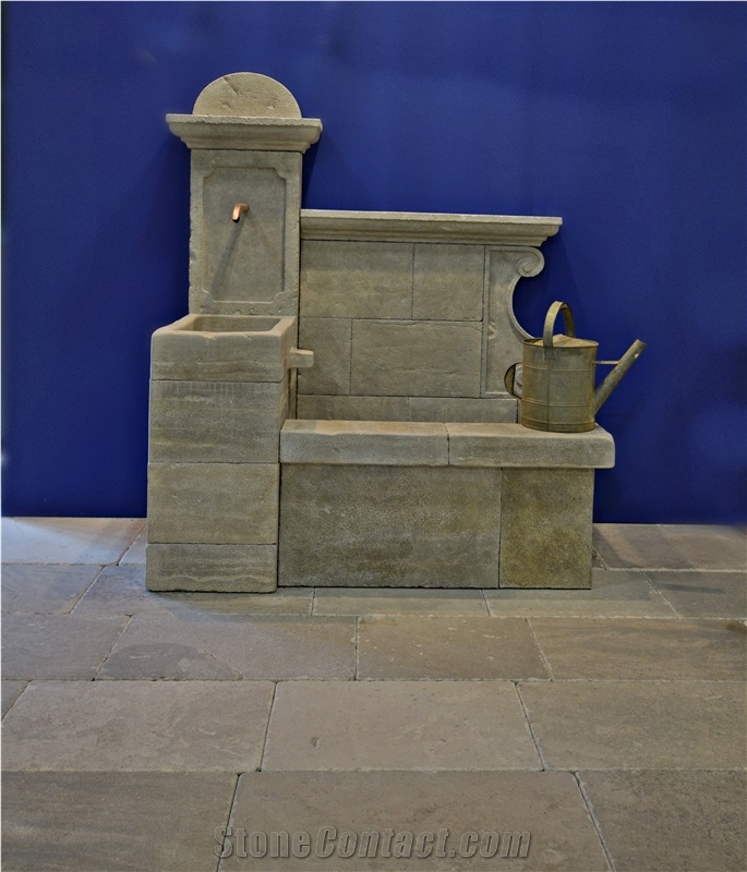 French Limestone Fountains (Pierre De Limeyrat) - Fountain from France 