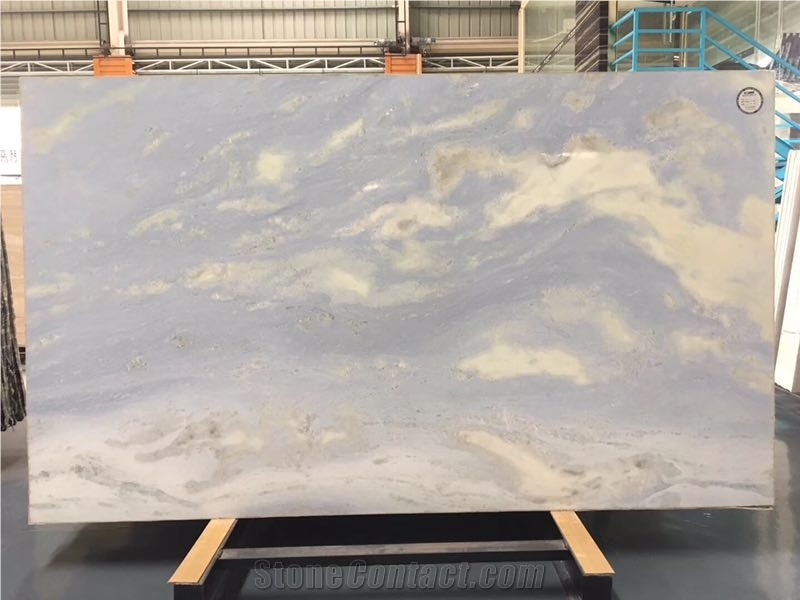 Blue Sky White / China High Quality Marble Tiles & Slabs