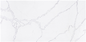 Calacatta Royal / High Quality White Quartz Tiles & Slabs