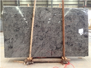 Cloudy Grey Polished Marble Tiles&Slabs for Countertop