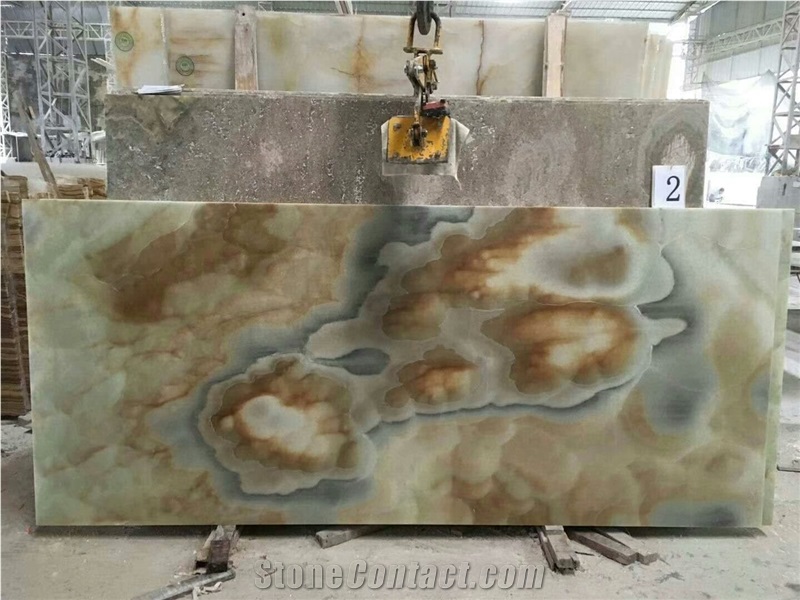 Coral Onyx Polished Tiles&Slabs for Countertop